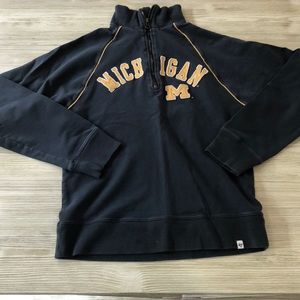 Michigan sweatshirt.